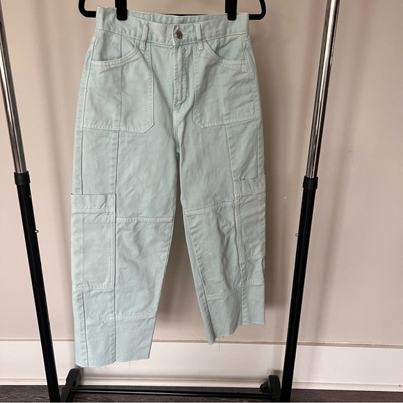 BDG Light Blue Wide Leg Denim Pants - Picture 3 of 5